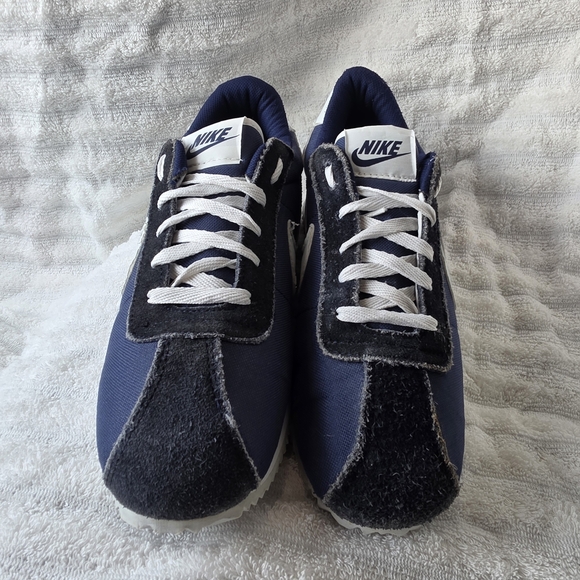 Nike Classic Cortez Nylon Trainers 807472-410 Obsidian Blue/White, Size 8 Men's - Picture 5 of 8